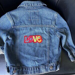Kids OSHKOSH Jean Jacket w/Love Emblem (2T)